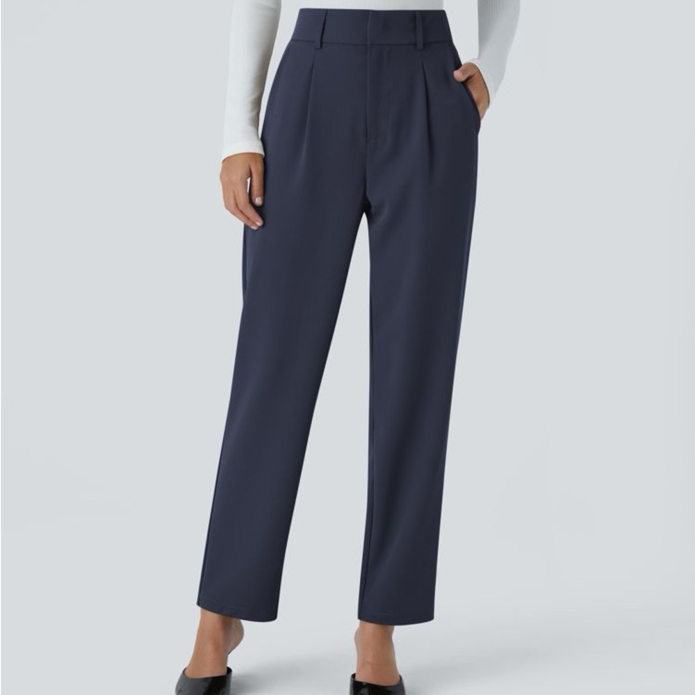 Halara Flex™ High Waisted Pocket Solid Work Tapered Pants